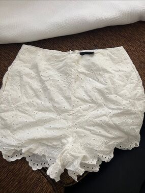 Vici white eyelet shorts